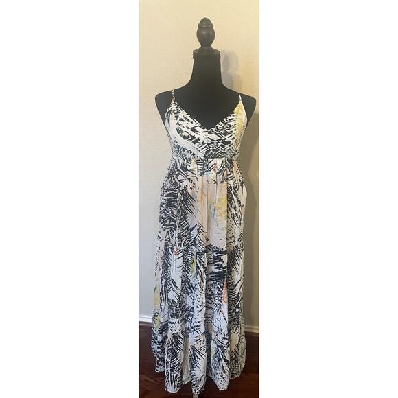 Yumi Kim Size XS Silk Maxi Summer Dress with Pockets - Picture 1 of 7